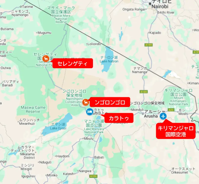 訪問場所マップ